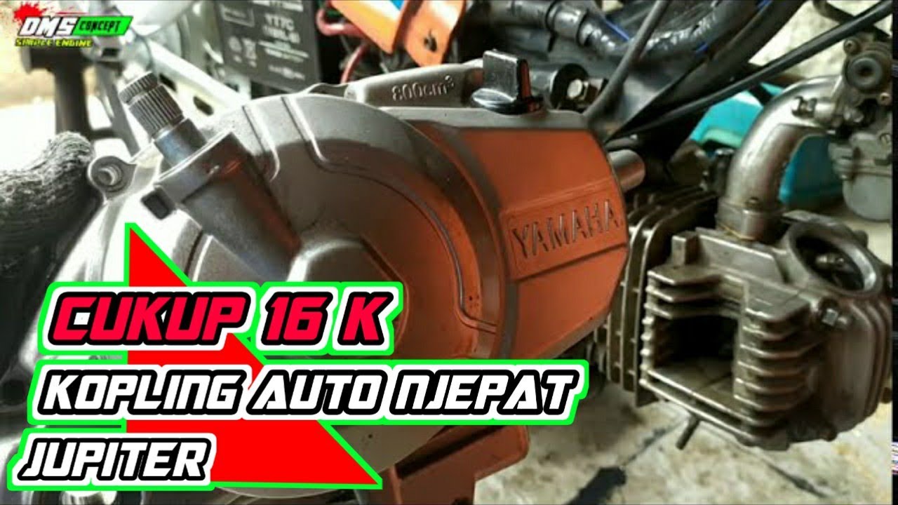 16 ribu!!! KOPLING jupiter AUTO NJEPAT??