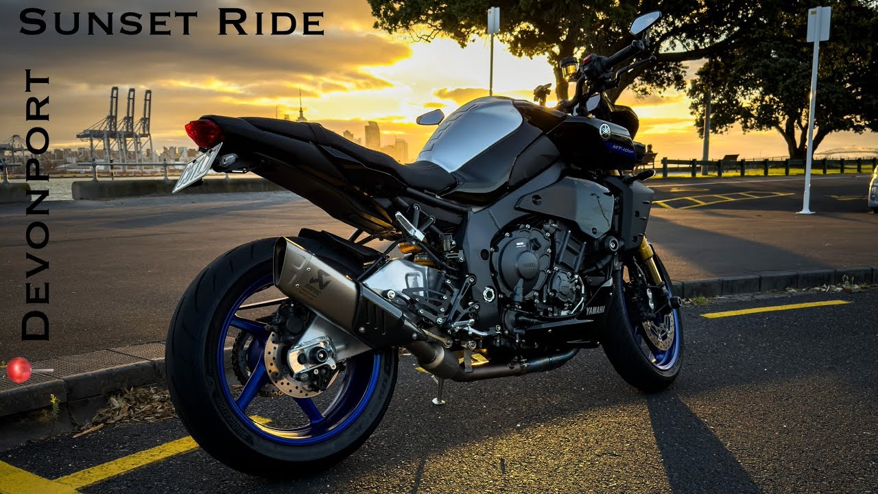 MT-10SP | Sunset Ride Devonport, New Zealand | AKRAPOVIC RAW SOUND