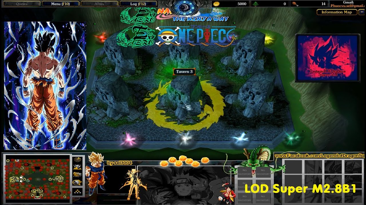 Legend Of Dragon Super M2.8B1 - Play Solo 1vs5 insane Computer (win) - WarcraftIII