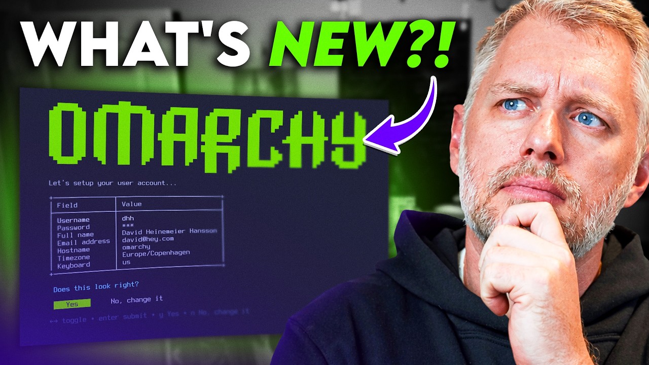 Omarchy 3.4 Released!  Even Faster, New Features, and a Conference?!