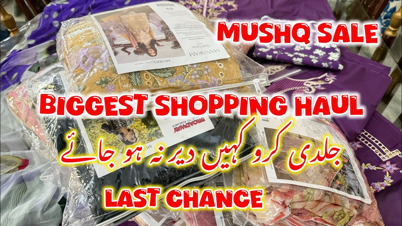 Mushq Sale Shopping Haul 2025 || Mushq Shopping Haul || Biggest Sale Mushq #mushqsale #shoppinghaul