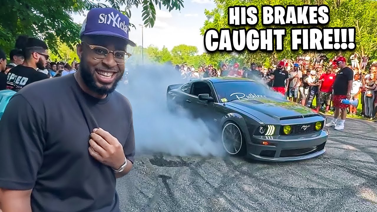 I ENTERED MY M4 INTO A BURNOUT COMPETITION!!!