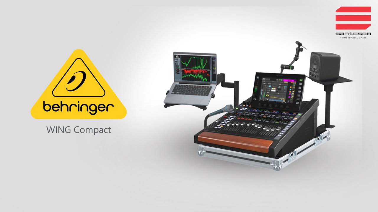 Flight case, Behringer Wing compact (Trolley and Stackable)