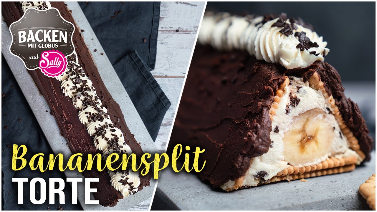 Bananensplit-Torte | Backen mit Globus & Sally #106