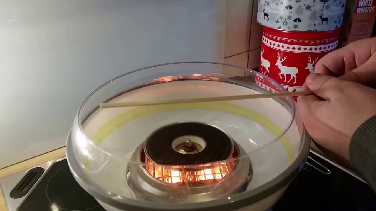 Anleitung für die kleine Zuckerwattemaschine