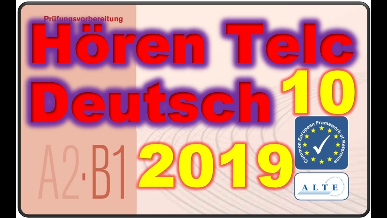 Modelltest (10) A2-B1 Hören Deutsch 2019