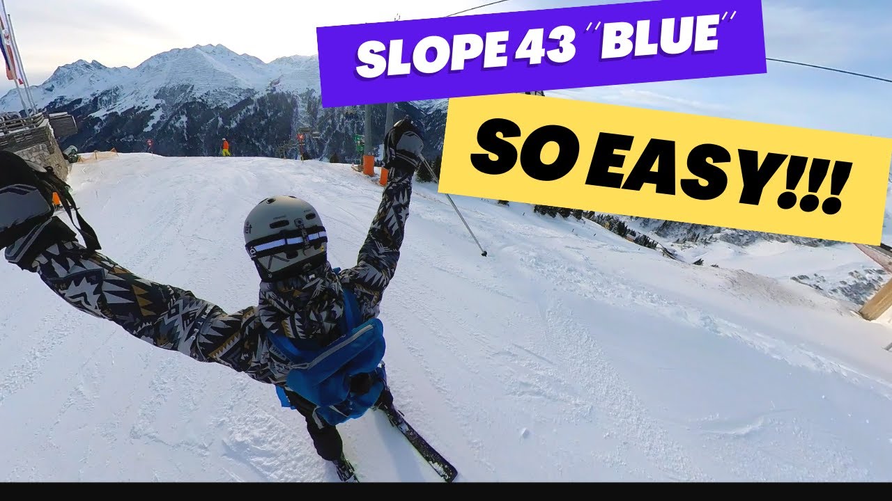 Skiing in Austria , St. Anton 2023| Slope 43 Fasch , easy long piste , insta360 video