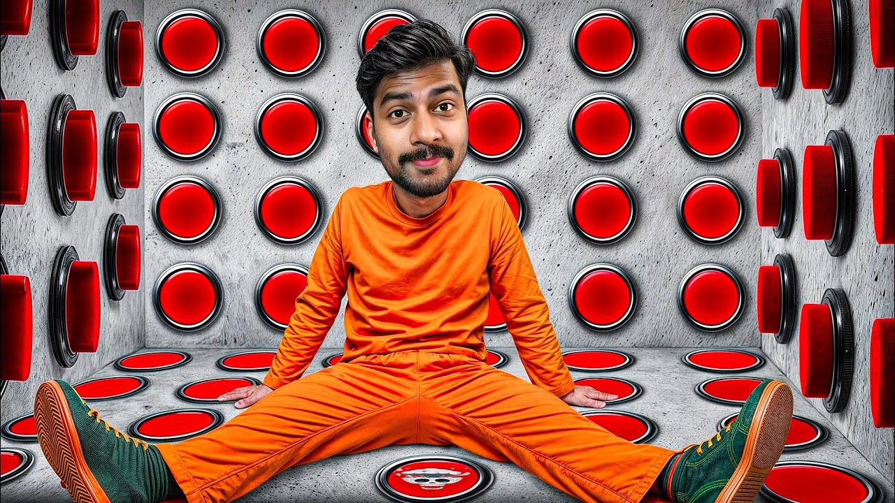 100 MYSTERY PRISON BUTTON BUT ONLY 1 LETS YOU ESCAPE...