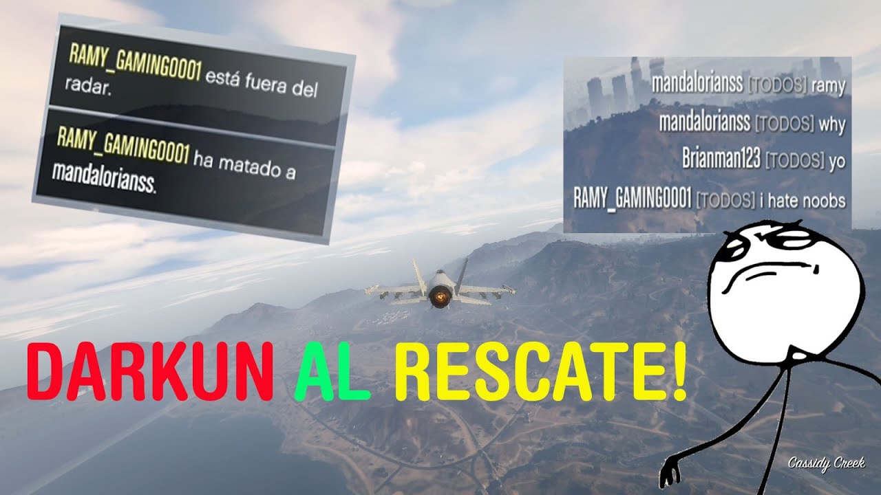 Defiendo a un jugador novato De un TRYHARD - Gta v online