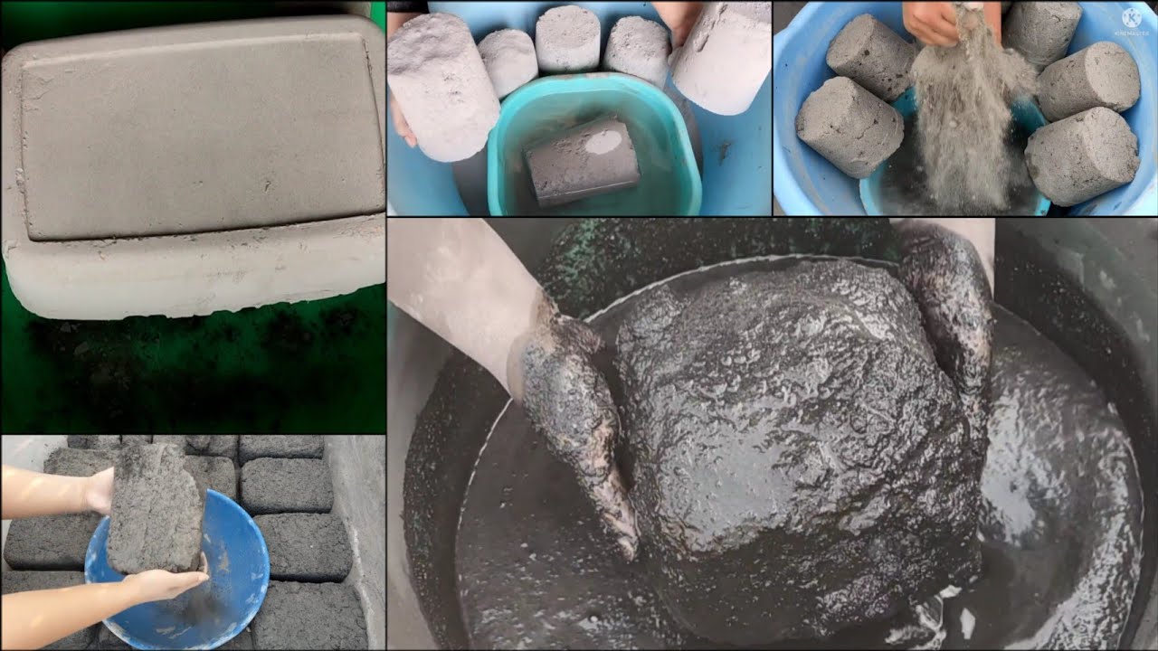 ASMR: nonstop crumbling of dusty soft creamy 5 videos in one frame/2x speed 🤤💯