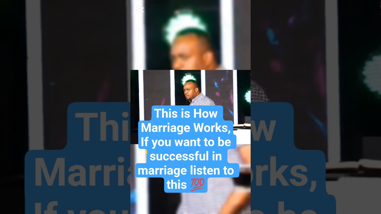 Marriage Advice || pastor T Mwangi, Role of men 