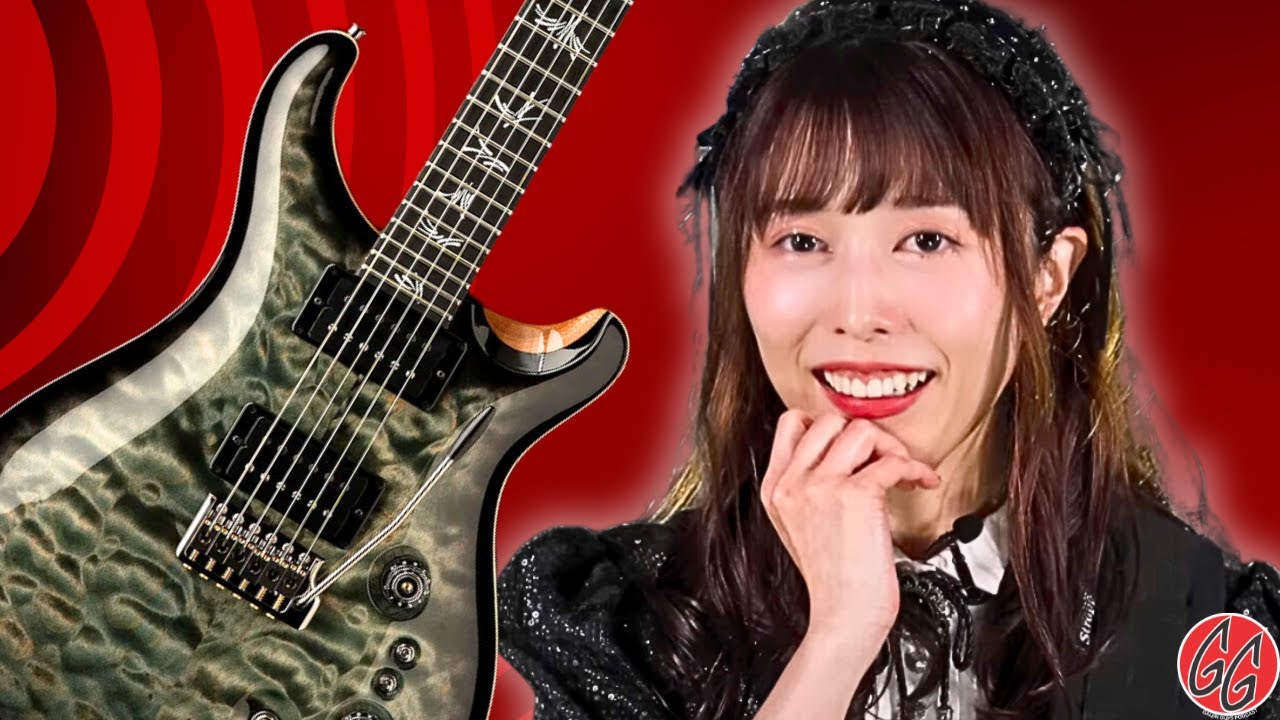 Канами (BAND-MAID) ПОЛУЧАЕТ СВОЮ ФИРМЕННУЮ гитару!