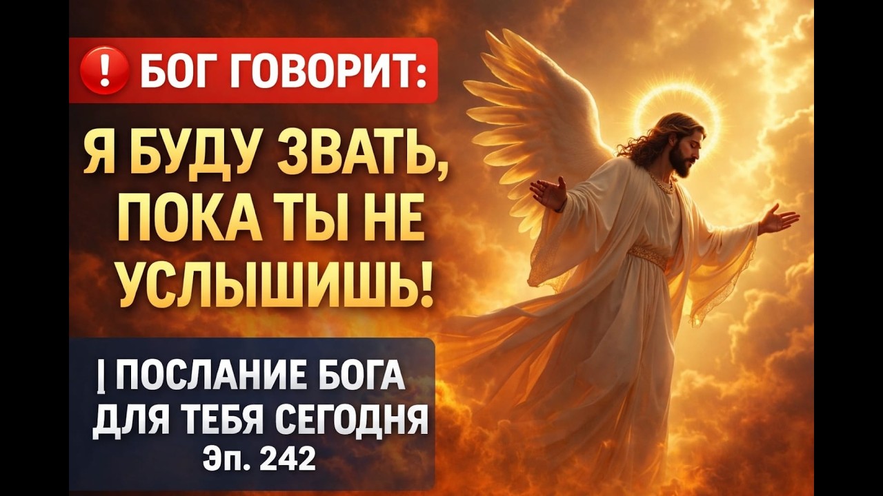 Бог говорит: Я буду взывать, пока ты не услышишь!.. | Послание Бога для тебя сегодня |