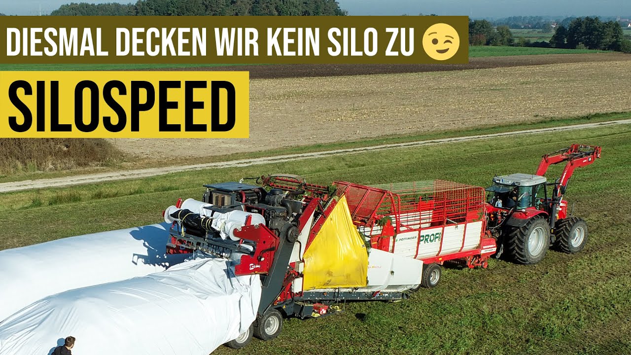 Das erste Mal silieren mit der Silospeed #Gras #Mais #Harvest2021