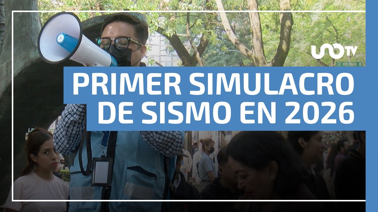 Participan turistas, trabajadores y autoridades en el primer simulacro de sismo 2026