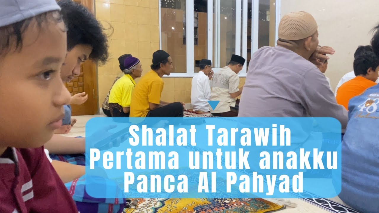 Shalat Tarawih pertama untuk anakku #ramadan #tarawih 