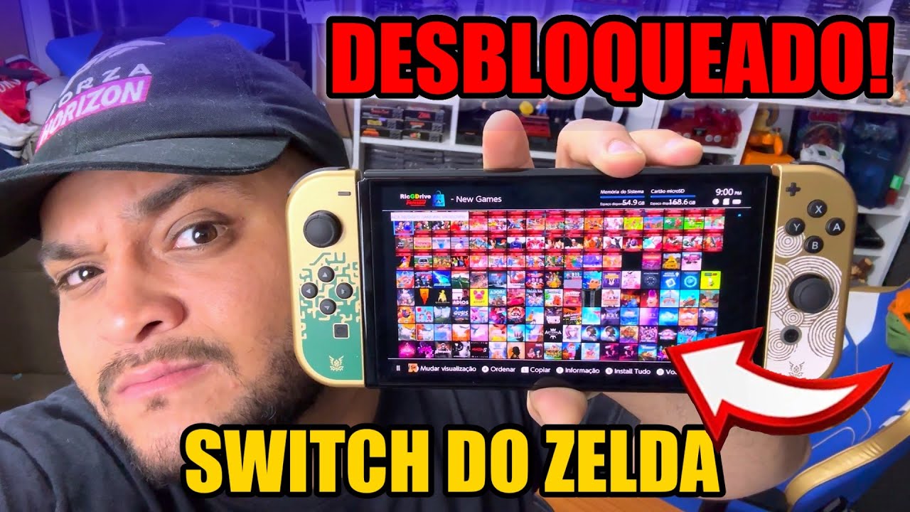 NINTENDO SWITCH DO ZELDA DESBLOQUEADO É FURADA !??