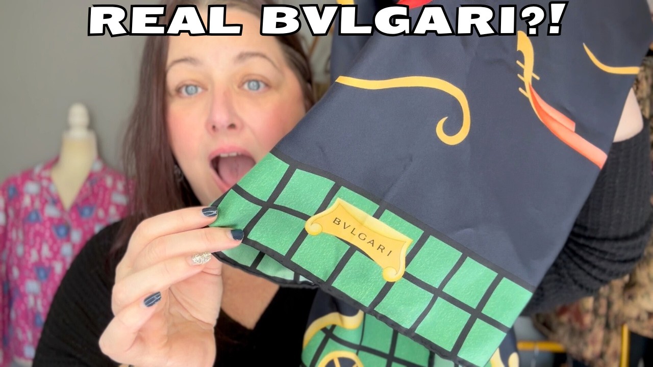 I Found a BVLGARI Scarf at the Goodwill Bins and Flipped My Entire Sourcing Strategy