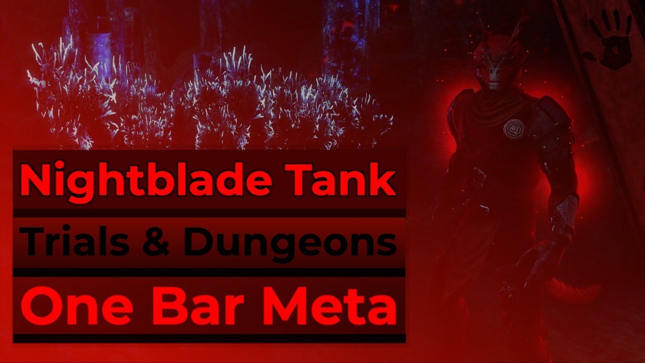 ESO: Nightblade Tank One Bar Meta Guide | Dungeons & Trials
