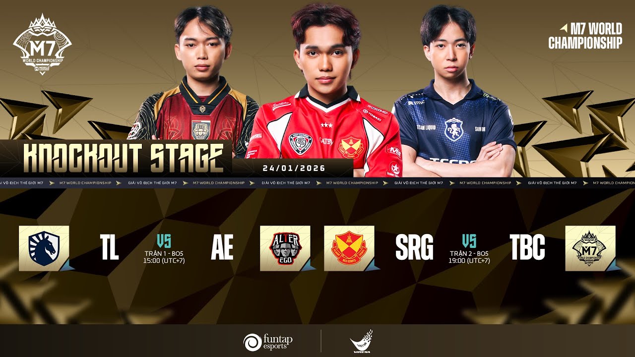 🔴 CO-STREAM | NGÀY 5 VÒNG KNOCK OUT | GIẢI VÔ ĐỊCH THẾ GIỚI MOBILE LEGENDS: BANG BANG M7