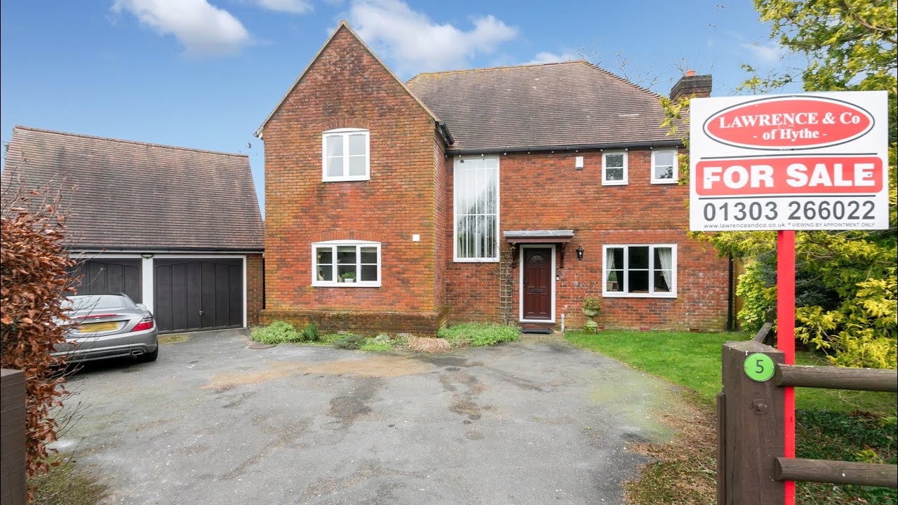 5 The Orchids, Etchinghill, CT18 8AR. £695,000. To arrange to view call Lawrence & Co, 01303 266022