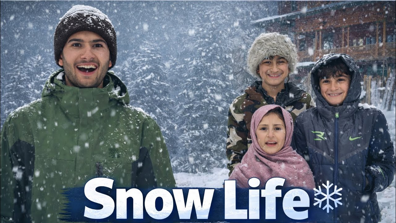 Heavy Snowfall Village Life in Neelum Valley | Daily Vlog with Family ❄️ | ShowBoo 