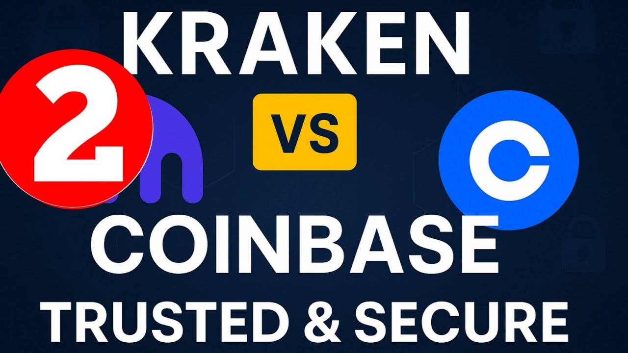 Kraken vs Coinbase (2025) 🔐 | Trusted, Regulated & Secure Crypto Exchange Comparison