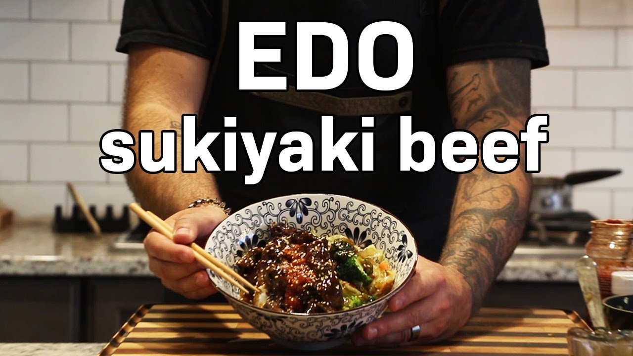 Cooking With Carby - Edo sukiyaki beef