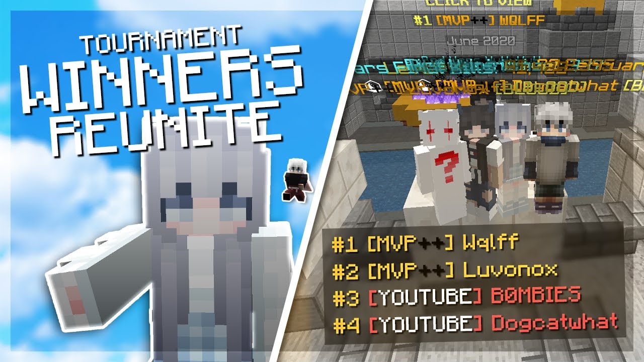 Hypixel BEDWARS TOURNAMENT WINNERS Reunite (Bedwars Fours)