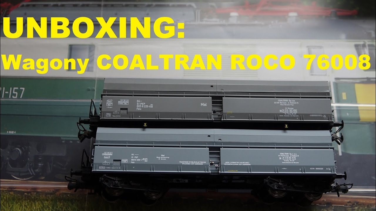 UNBOXING: Wagony COALTRAN ROCO 76008