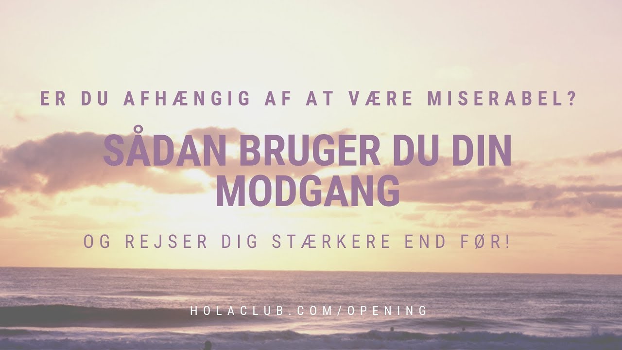 Er du afhængig af at være miserabel?