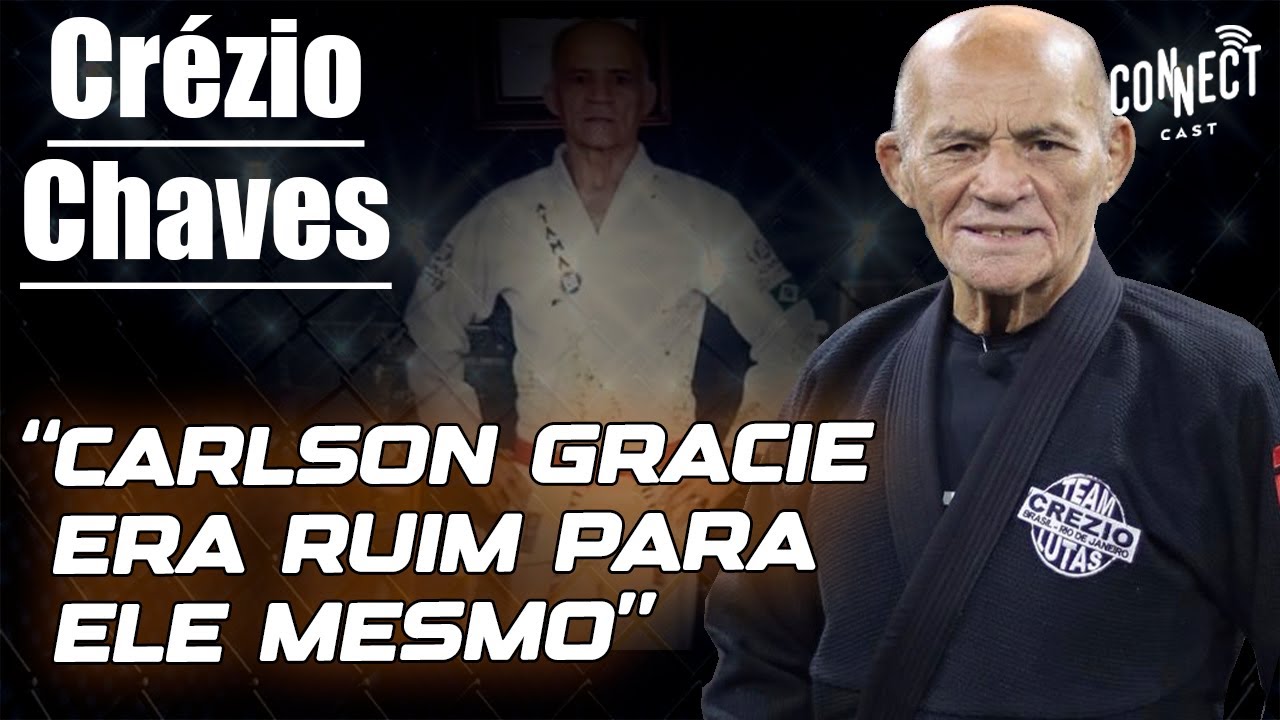 Faixa-vermelha de JIU JITSU com 90 anos de idade CRÉZIO CHAVES no podcast Connect Cast