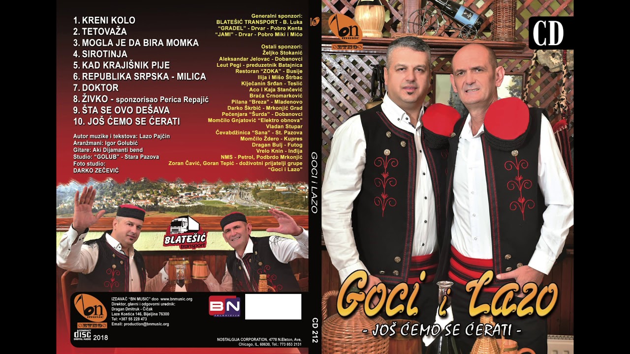 Goci i Lazo   Republika Srpska i Milica BN Music Etno 2018