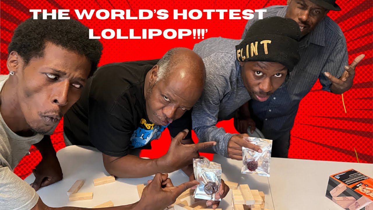 Dare to taste the fire? Jenga Challenge: Loser consumes world's hottest lollipop