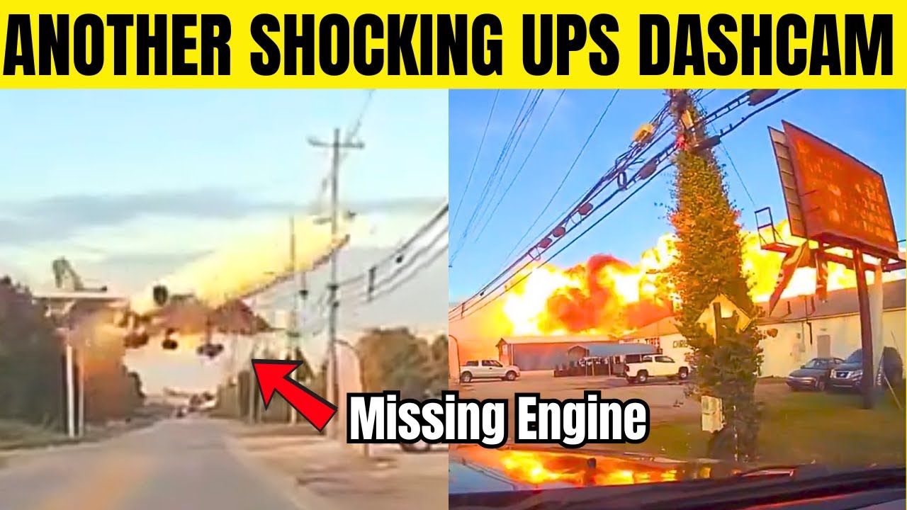 🚨 ANOTHER DASH-CAM: A NEW UPS Crash Dash Cam Video Has Surfaced- Missing Engine CLEARLY Visible.