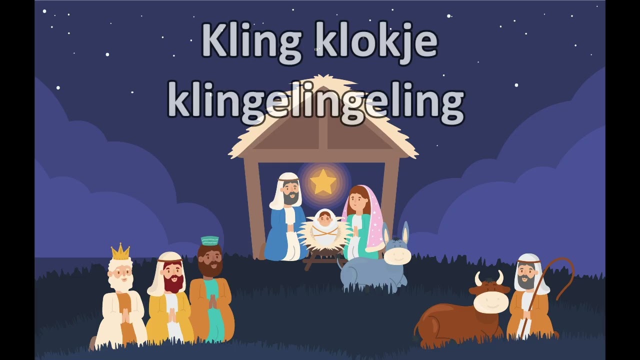 Kling klokje klingelingeling met tekst. Kerstlied