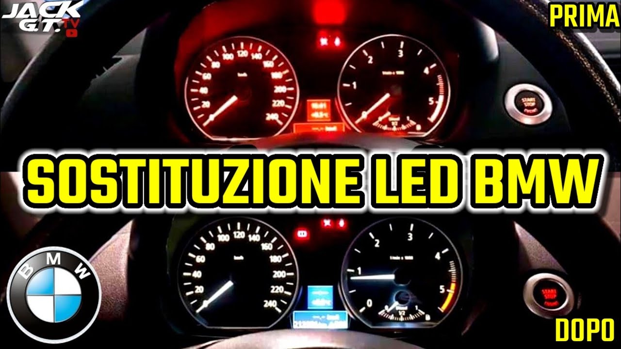Cambio Illuminazione Led Quadro Strumenti su Bmw serie 1