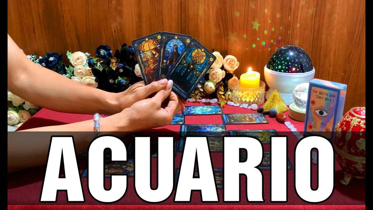 ACUARIO UNA NOTICIA VALIOSA CAMBIA TU MUNDO!LA ALEGRÍA TE DESBORDA!LA COMPARTES CON ALGUIEN ESPECIAL