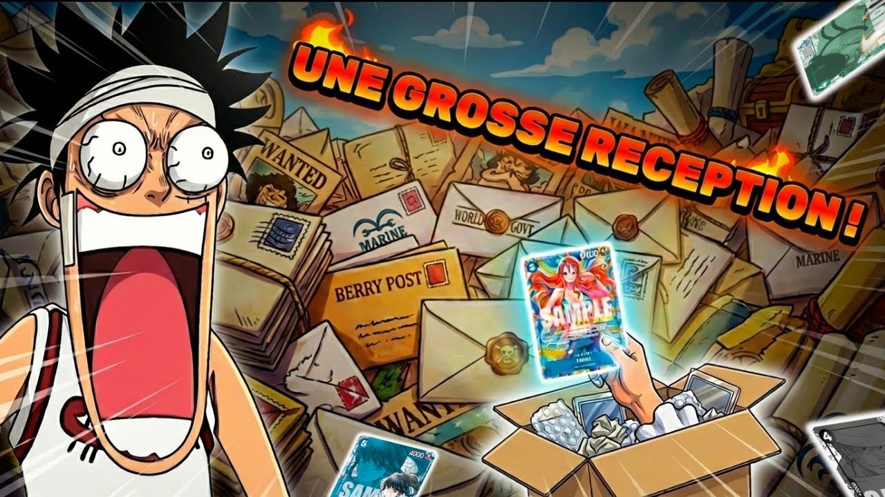 GROSSE RECEPTION One Piece Card Game !!! On se review ces pépites...