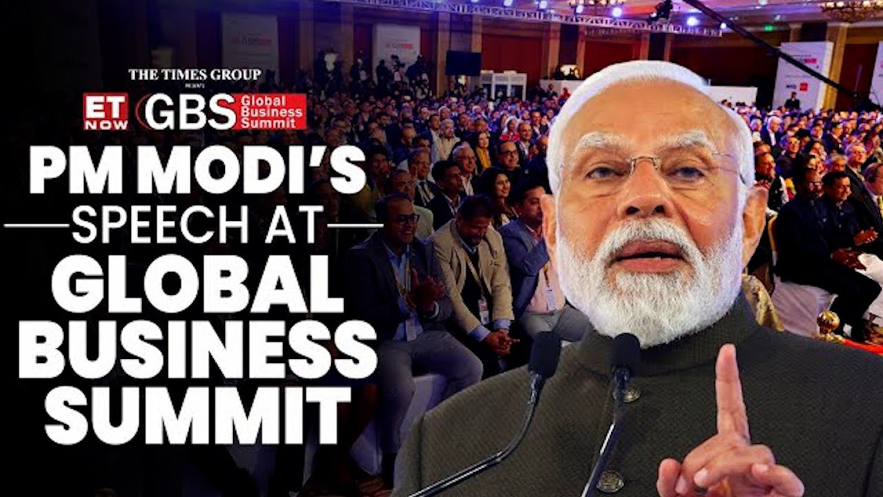 PM Modi addresses The ET Now Global Business Summit 2024