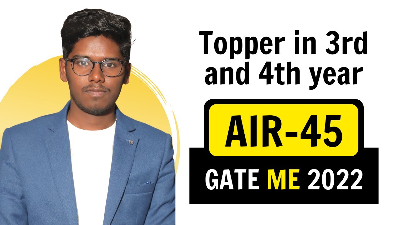 AIR - 45, GATE Mechanical Topper | Ayush Umang | Exergic Student