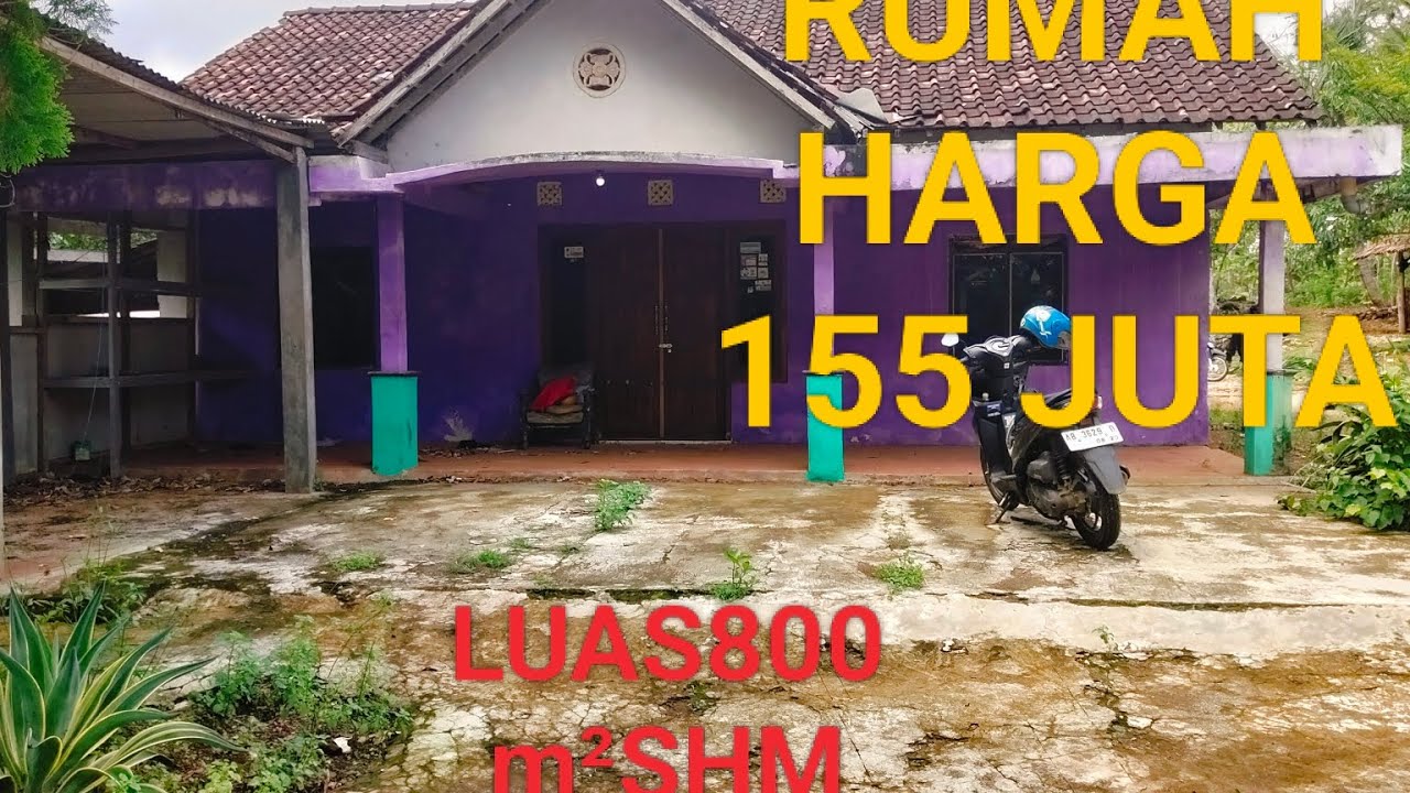 #RUMAH  MURAH LUAS 800m² ShM p#@yb property