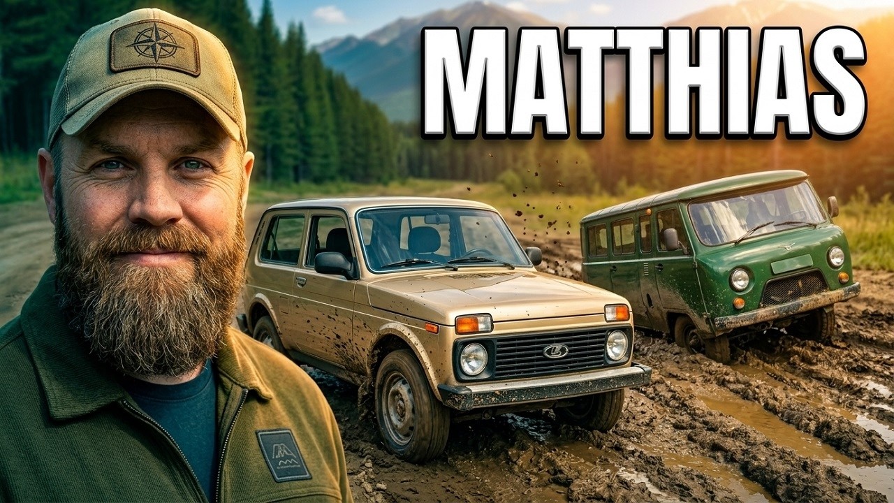 Немец Матиас в Сибири: приключение на Lada Niva через грязь, горы и русский характер