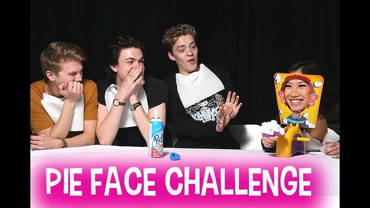 New Hope Club: Pie in the Face Challenge! | FanlalaTV