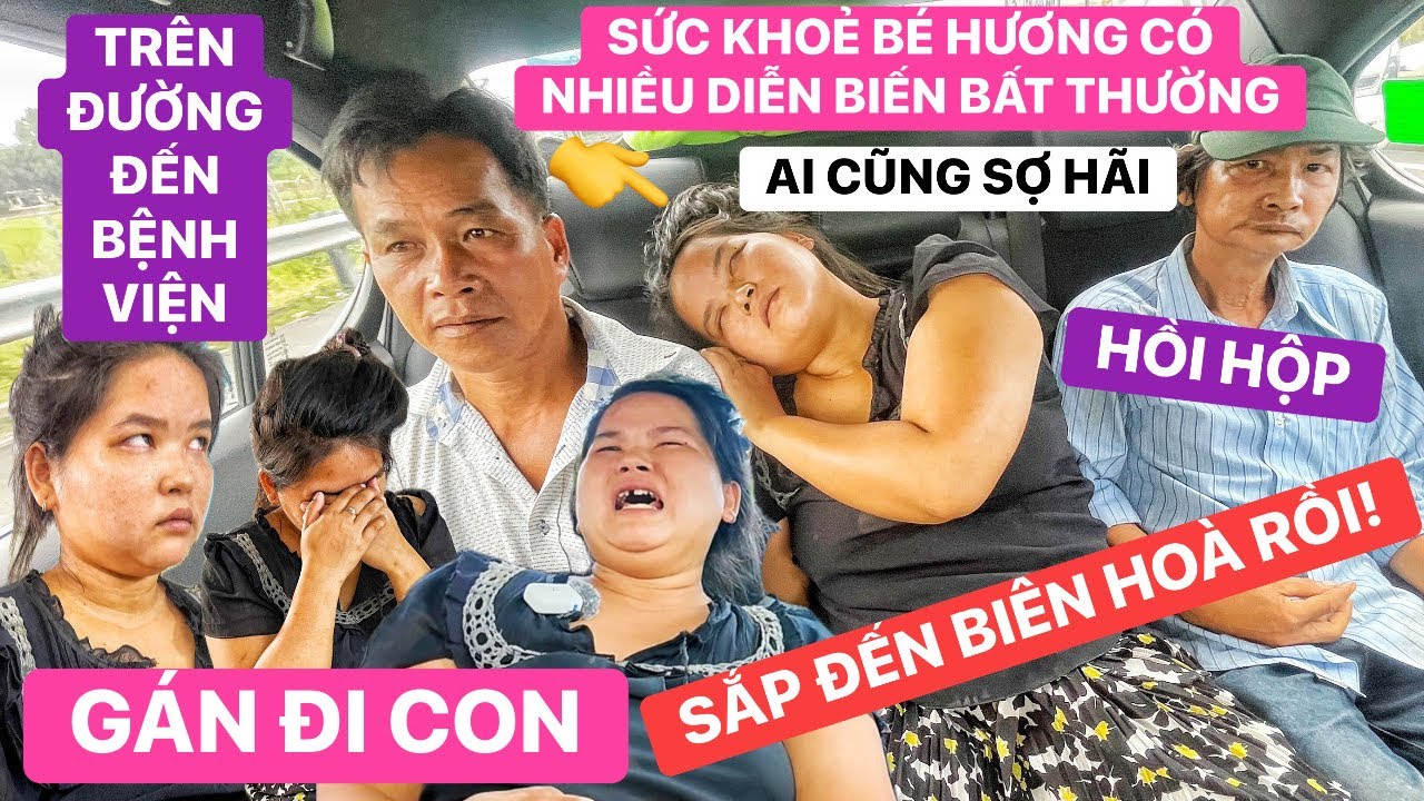 Chặng đường dài đầy căng thẳng: Sức khoẻ Hương thay đổi liên tục…khiến cả xe ai cũng lo lắng hồi hộp