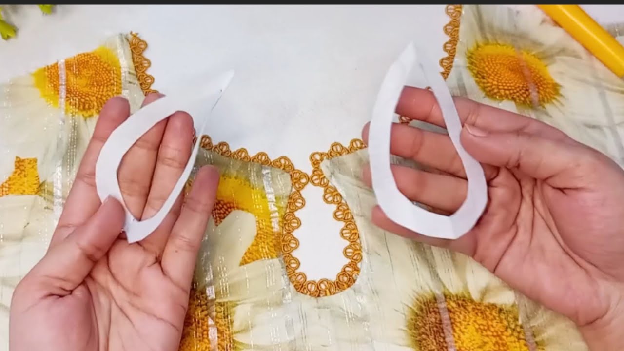Nobody tells you that Sewing the neck this Way is easier than you think|New Leaf neck design