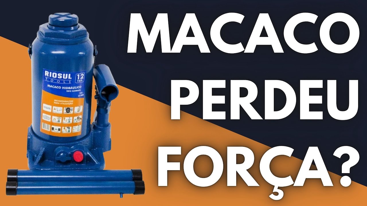 Macaco Hidráulico sem força? Veja esse vídeo