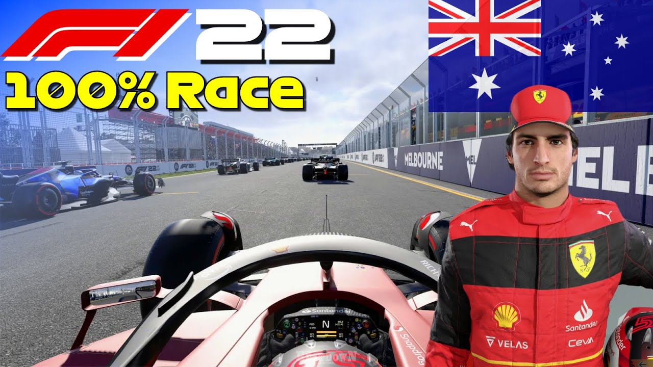 F1 22 - Let's Make Sainz World Champion #3: 100% Race Australia