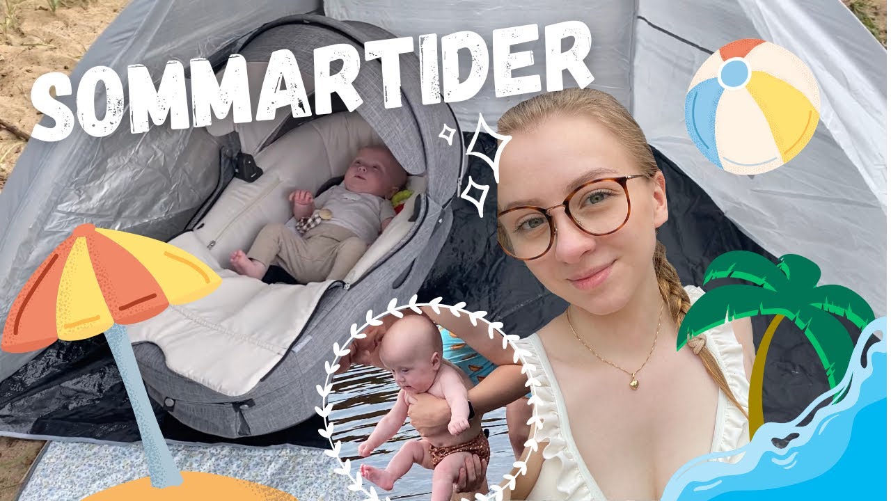 En heldag på stranden med bebis! | VLOGG