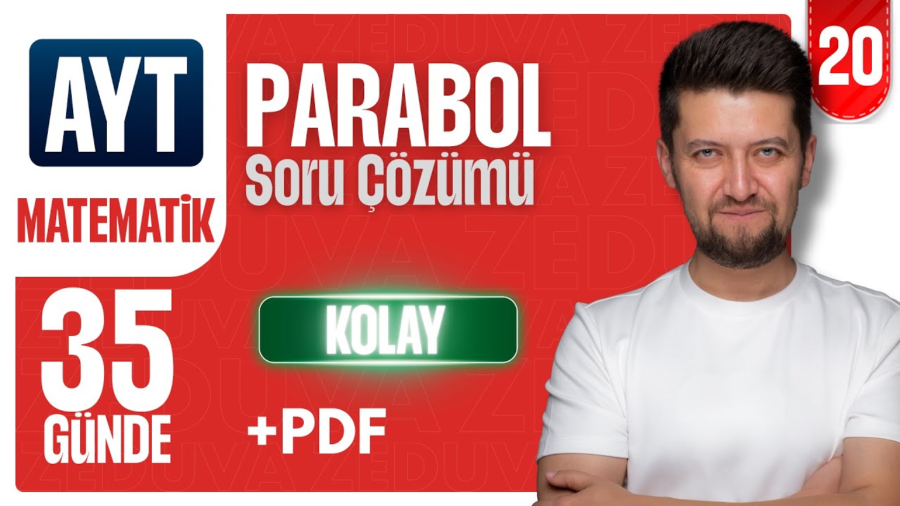 AYT MATEMATİK | Parabol Small Test | 20. Video